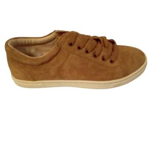 UGG Lace Up Sneaker Shoes Signature Chestnut Color Size 6 NWOB